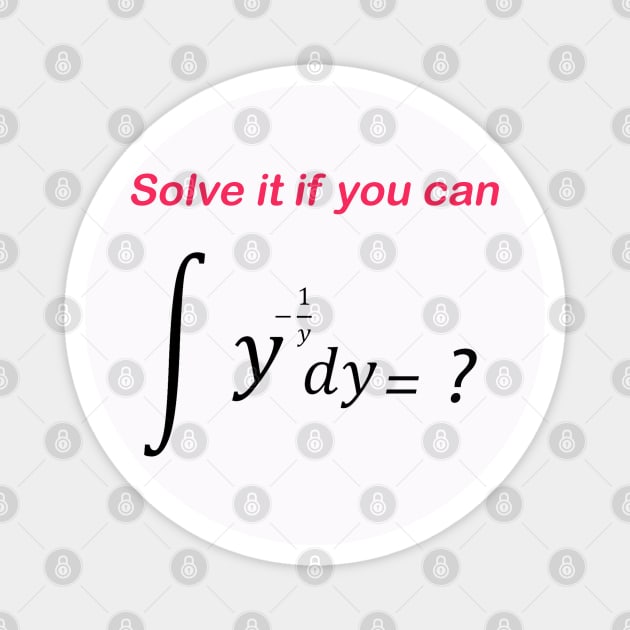 Solve it if you can Magnet by Waleed Mahmud